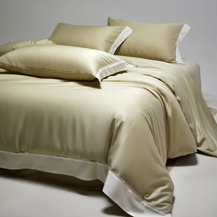 91家纺网 家纺一手货源 找家纺 （总）金奇达家纺 2026新款【茧养·丝光缎】四件套-洛微【标准号全网控价（折后券后）不低于299元（会员减40元）】