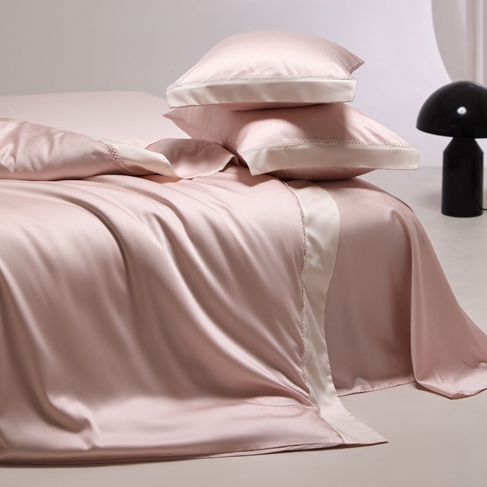 91家纺网 家纺一手货源 找家纺 （总）金奇达家纺 2026新款【茧养·丝光缎】四件套-洛微【标准号全网控价（折后券后）不低于299元（会员减40元）】