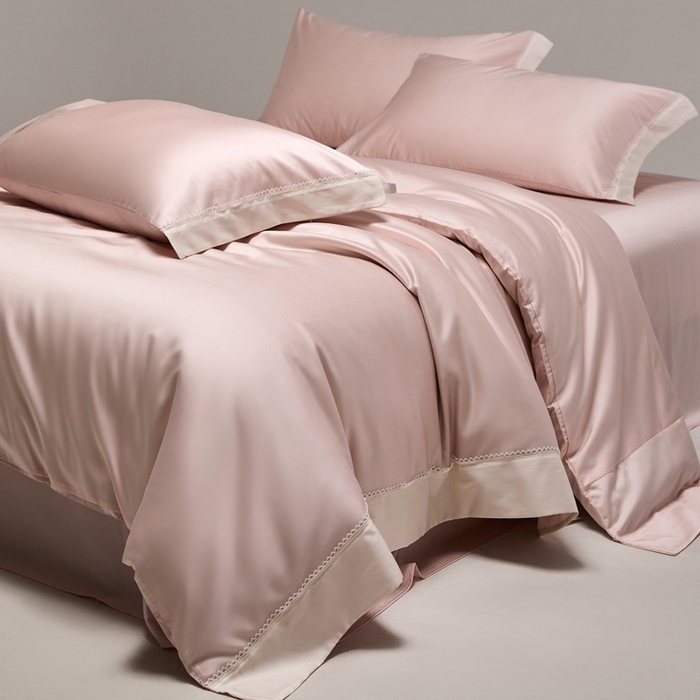 91家纺网 家纺一手货源 找家纺 （总）金奇达家纺 2026新款【茧养·丝光缎】四件套-洛微【标准号全网控价（折后券后）不低于299元（会员减40元）】