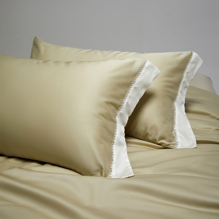 91家纺网 家纺一手货源 找家纺 金奇达家纺 2026新款【茧养·丝光缎】四件套-洛微【标准号全网控价（折后券后）不低于299元（会员减40元）】 洛微-薄荷绿