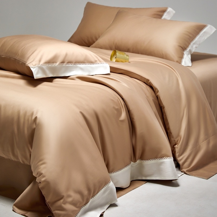 91家纺网 家纺一手货源 找家纺 （总）金奇达家纺 2026新款【茧养·丝光缎】四件套-洛微【标准号全网控价（折后券后）不低于299元（会员减40元）】