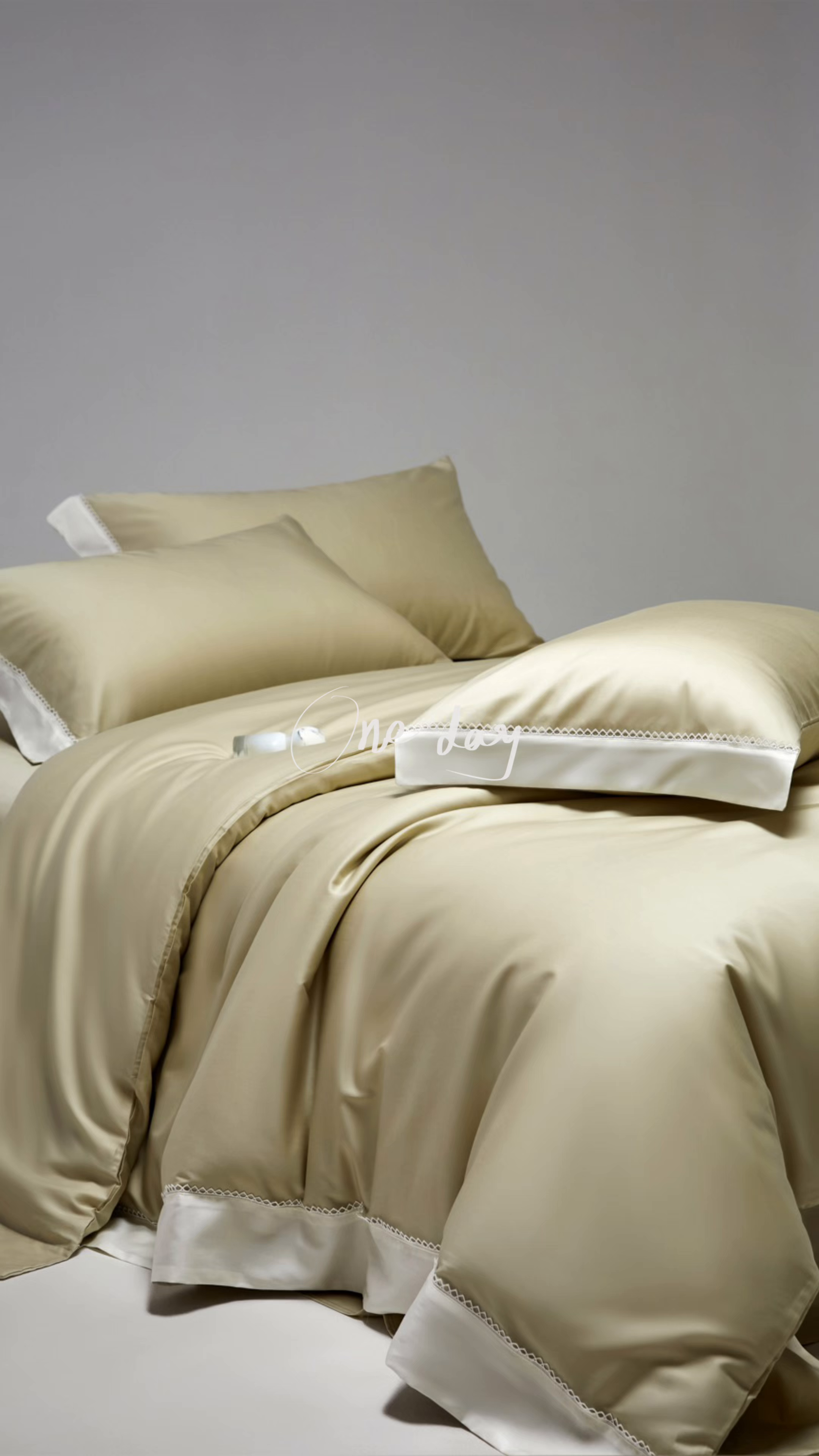 91家纺网 家纺一手货源 找家纺 金奇达家纺 2026新款【茧养·丝光缎】四件套-洛微【标准号全网控价（折后券后）不低于299元（会员减40元）】 洛微-薄荷绿