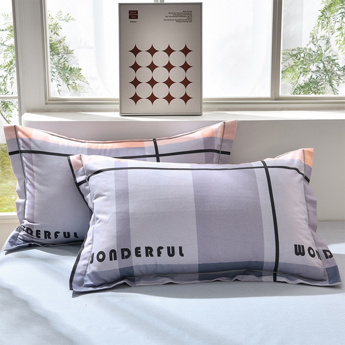 91家纺网 家纺一手货源 找家纺 董成龙 2026新款直播爆款加厚全棉活性磨毛四件套纯棉三件套 简约格调