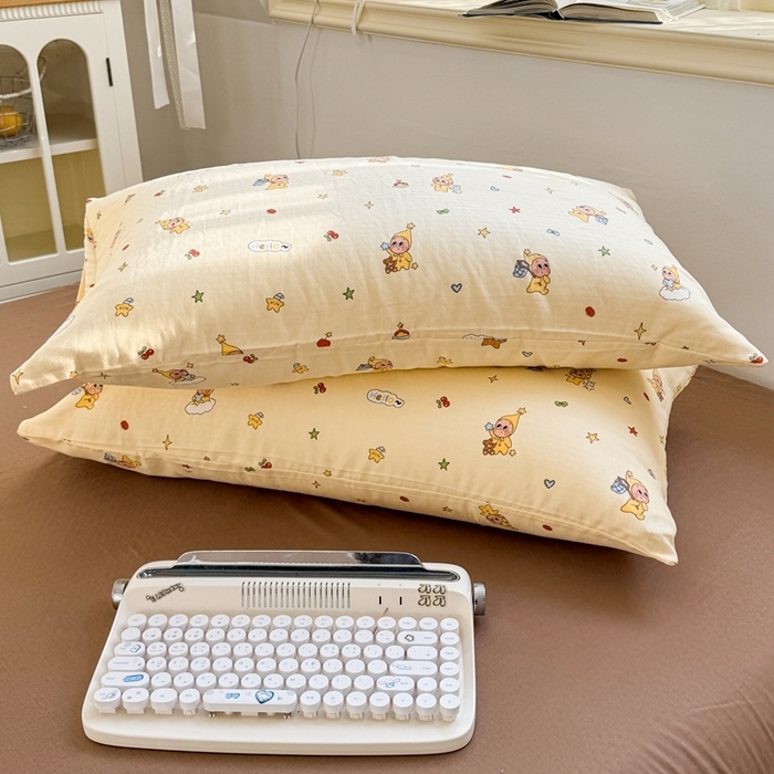 91家纺网 家纺一手货源 找家纺 （总）卓越家纺 2026新款全棉纯棉A类双层纱四件套