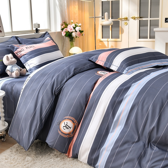 91家纺网 家纺一手货源 找家纺 董成龙 2026新款直播爆款加厚全棉活性磨毛四件套纯棉三件套 北欧岗山