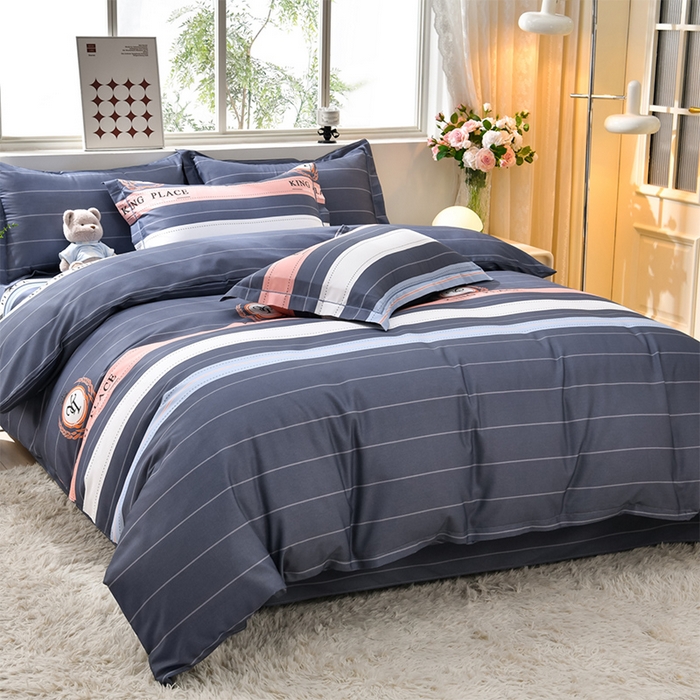 91家纺网 家纺一手货源 找家纺 董成龙 2026新款直播爆款加厚全棉活性磨毛四件套纯棉三件套 北欧岗山