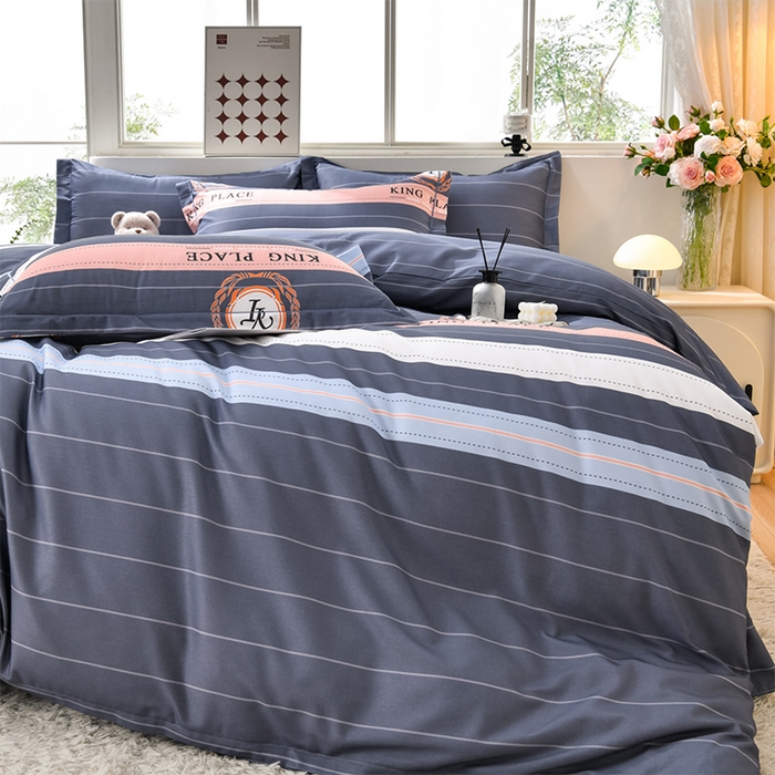 91家纺网 家纺一手货源 找家纺 董成龙 2026新款直播爆款加厚全棉活性磨毛四件套纯棉三件套 北欧岗山