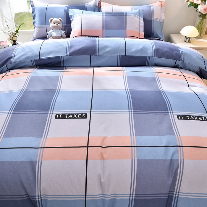 91家纺网 家纺一手货源 找家纺 董成龙 2026新款直播爆款加厚全棉活性磨毛四件套纯棉三件套 华夫格