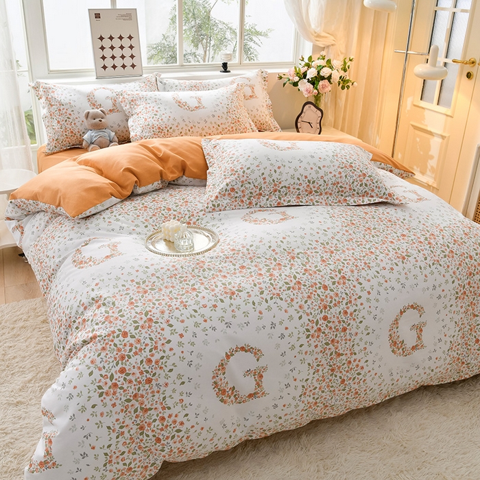 91家纺网 家纺一手货源 找家纺 董成龙 2026新款直播爆款加厚全棉活性磨毛四件套纯棉三件套 春媱