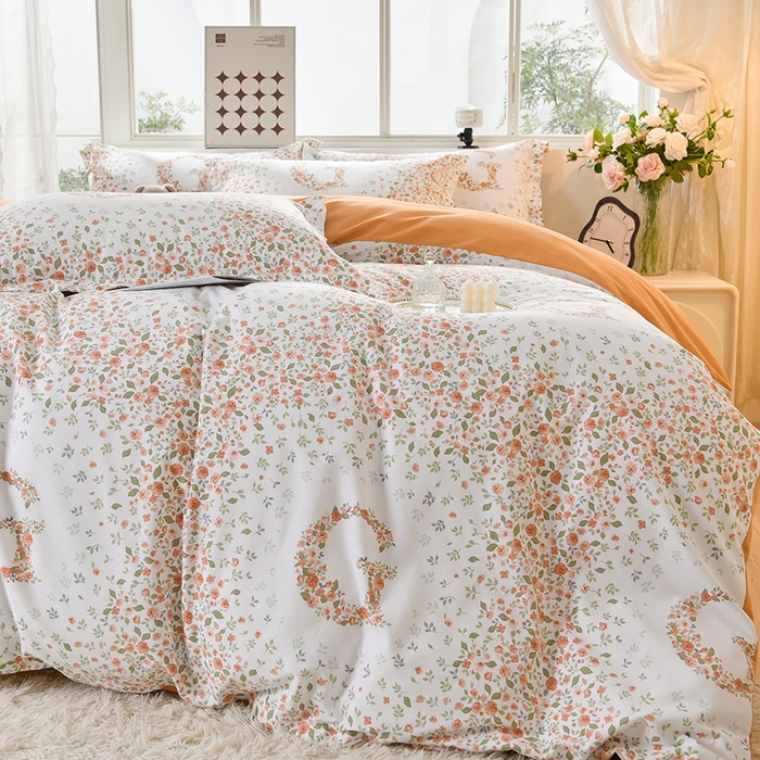 91家纺网 家纺一手货源 找家纺 董成龙 2026新款直播爆款加厚全棉活性磨毛四件套纯棉三件套 春媱