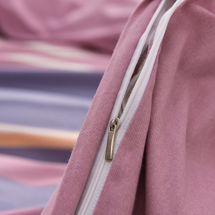 91家纺网 家纺一手货源 找家纺 董成龙 2026新款直播爆款加厚全棉活性磨毛四件套纯棉三件套 风光无限-粉