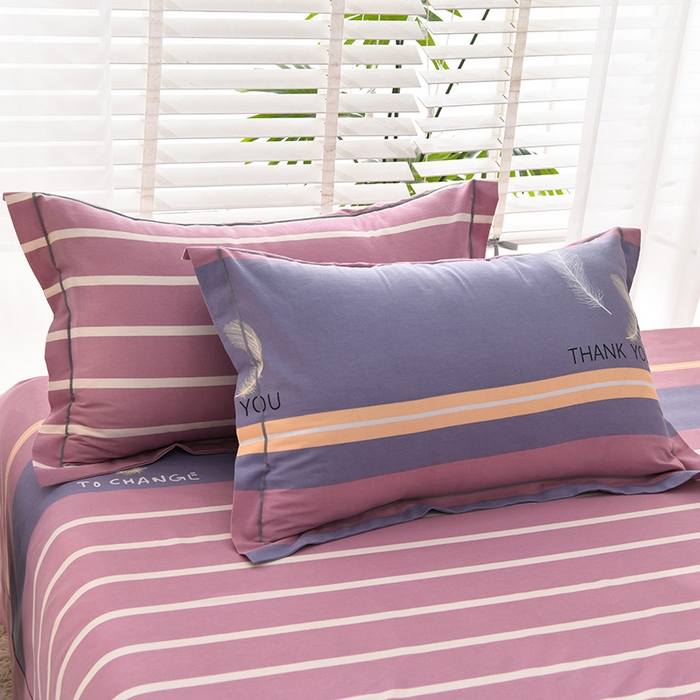 91家纺网 家纺一手货源 找家纺 董成龙 2026新款直播爆款加厚全棉活性磨毛四件套纯棉三件套 风光无限-粉