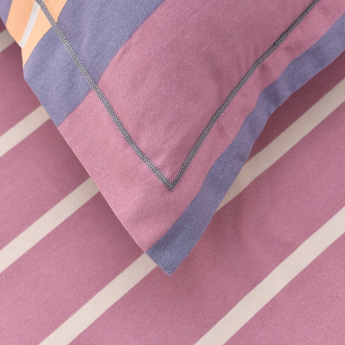 91家纺网 家纺一手货源 找家纺 董成龙 2026新款直播爆款加厚全棉活性磨毛四件套纯棉三件套 风光无限-粉