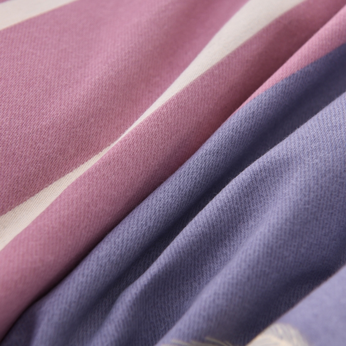 91家纺网 家纺一手货源 找家纺 董成龙 2026新款直播爆款加厚全棉活性磨毛四件套纯棉三件套 风光无限-粉