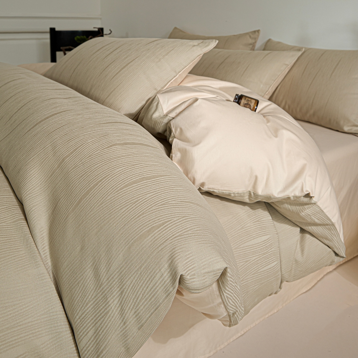 91家纺网 家纺一手货源 找家纺 （总）眠博士 2026春夏新款60s全棉纯棉水洗立体提花四件套