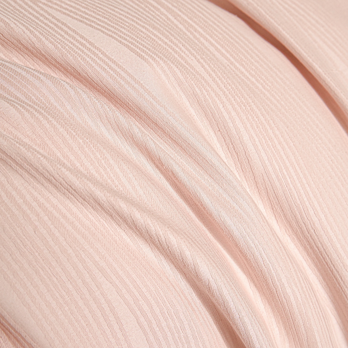 91家纺网 家纺一手货源 找家纺 眠博士 2026春夏新款60s全棉纯棉水洗立体提花四件套 麦浪-柔粉