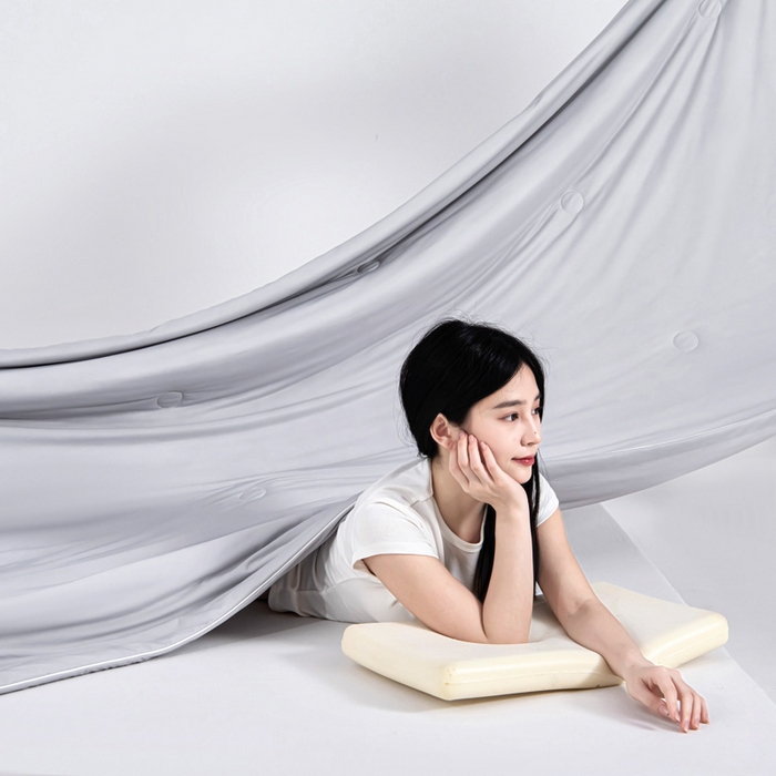 91家纺网 家纺一手货源 找家纺 宇淳国际 2026新款凉感丝夏被被子被芯系列 绅士灰