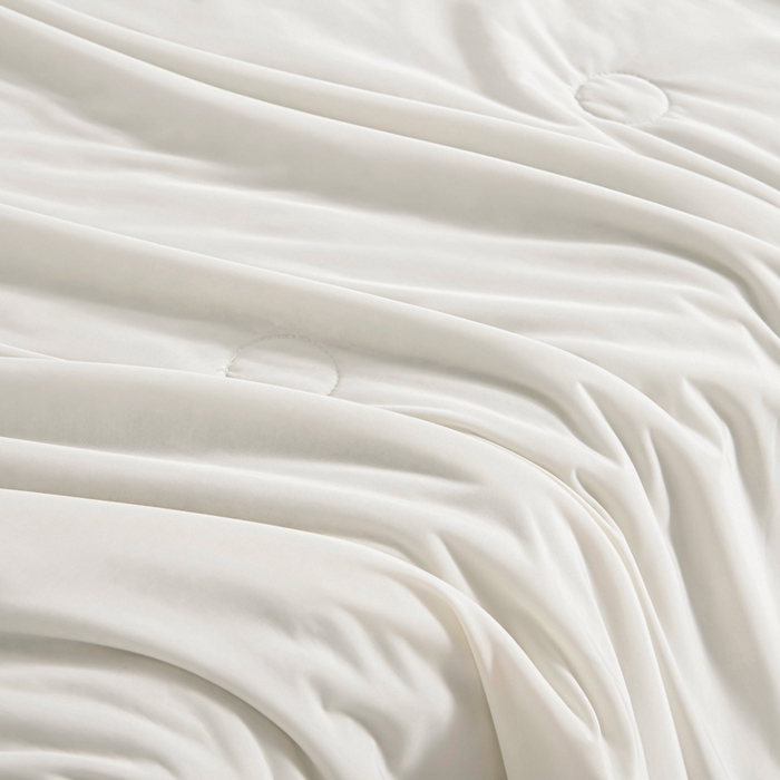 91家纺网 家纺一手货源 找家纺 宇淳国际 2026新款凉感丝夏被被子被芯系列 浅咖+绅士灰