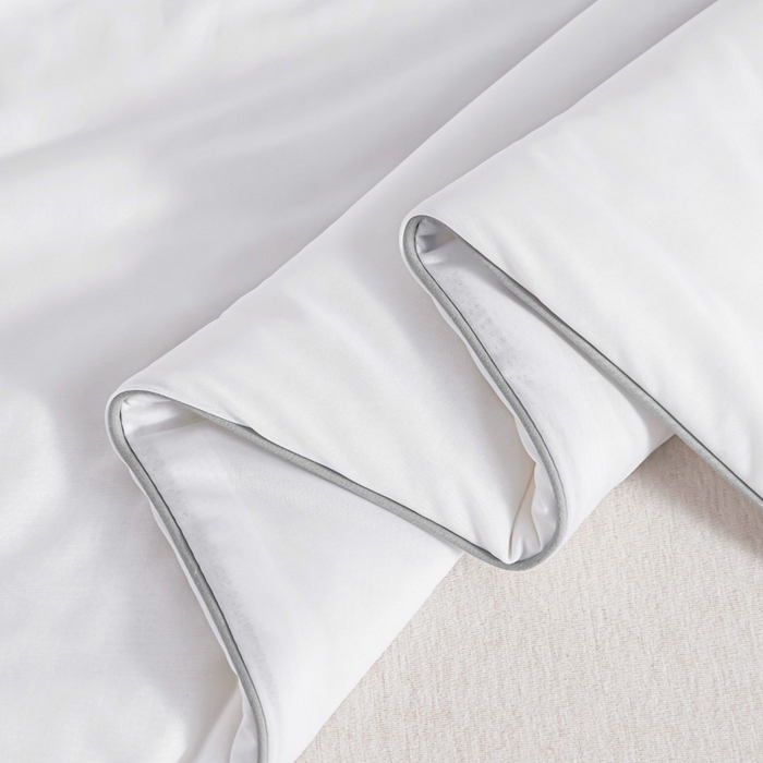 91家纺网 家纺一手货源 找家纺 宇淳国际 2026新款凉感丝夏被被子被芯系列 珍珠白