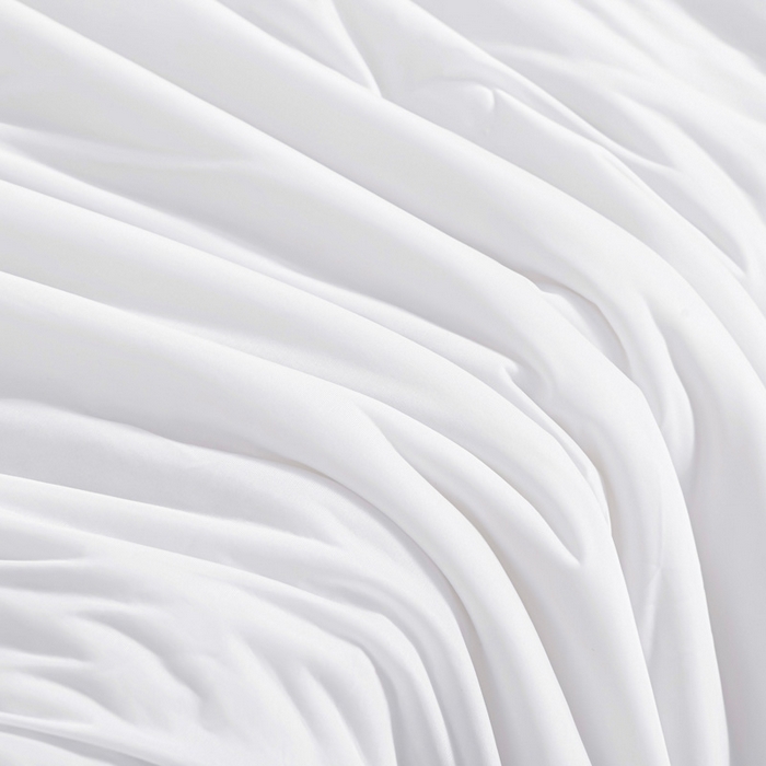 91家纺网 家纺一手货源 找家纺 宇淳国际 2026新款凉感丝夏被被子被芯系列 珍珠白