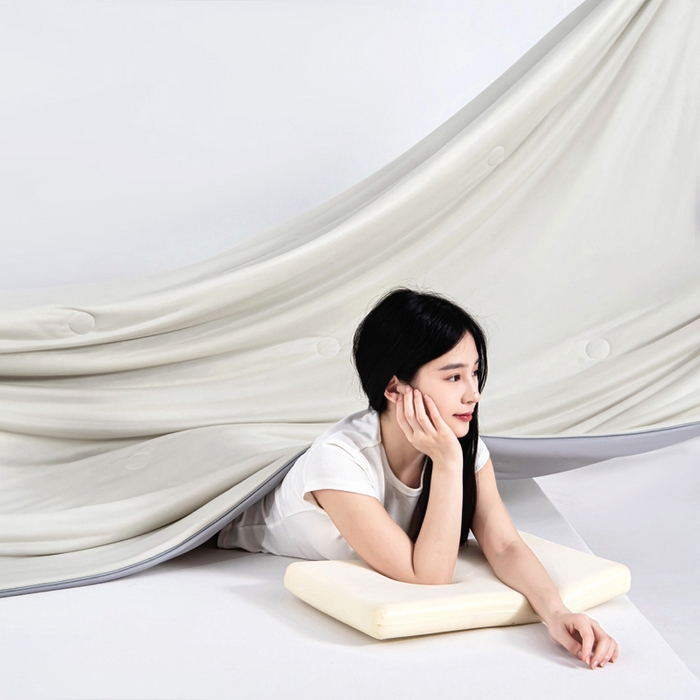 91家纺网 家纺一手货源 找家纺 宇淳国际 2026新款凉感丝夏被被子被芯系列 浅咖+绅士灰