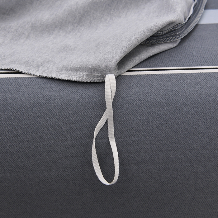 91家纺网 家纺一手货源 找家纺 董成龙 2026新款直播爆款加厚全棉活性磨毛四件套纯棉三件套 海派绅士-灰