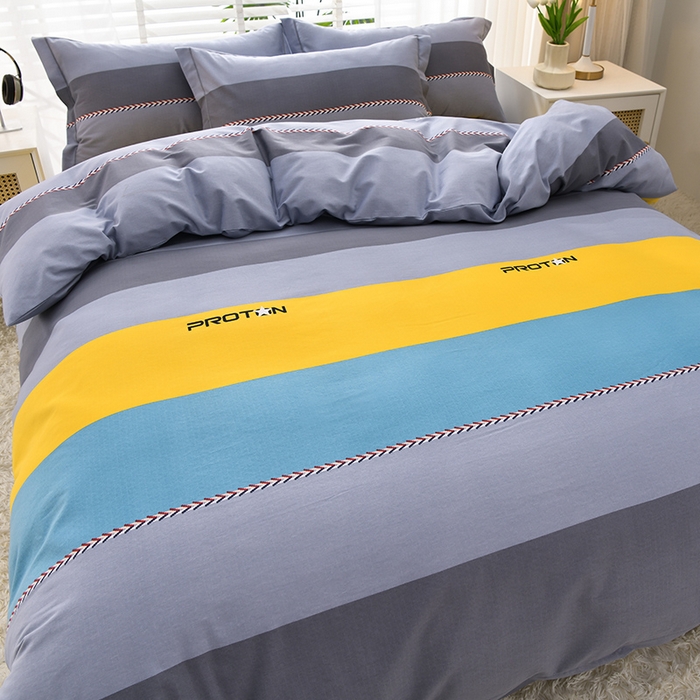 91家纺网 家纺一手货源 找家纺 董成龙 2026新款直播爆款加厚全棉活性磨毛四件套纯棉三件套 黄金海岸-黄