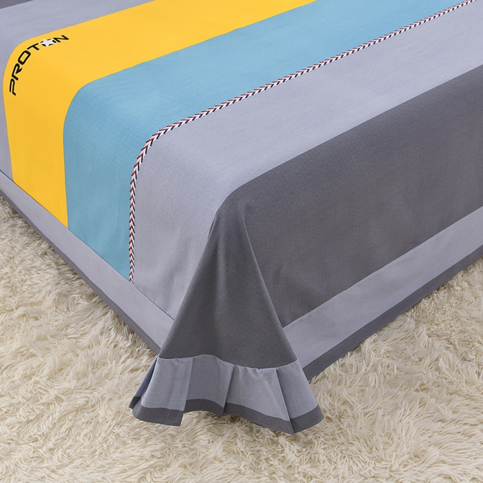 91家纺网 家纺一手货源 找家纺 董成龙 2026新款直播爆款加厚全棉活性磨毛四件套纯棉三件套 黄金海岸-黄