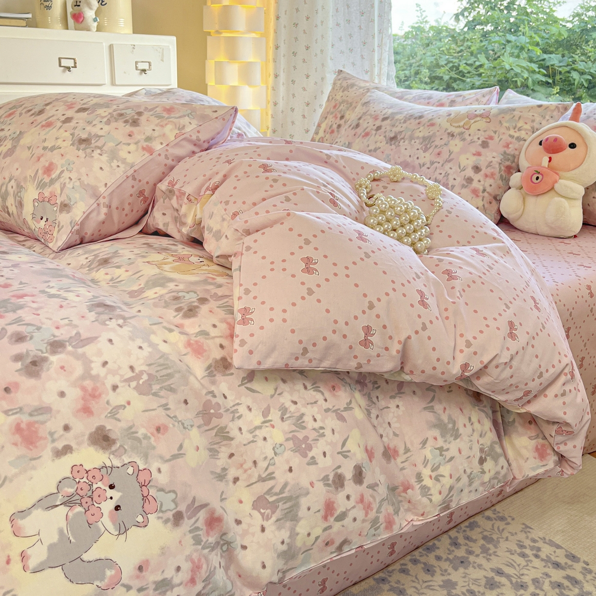 91家纺网 家纺一手货源 找家纺 （总）晨希家居 2026新款全棉13070印花四件套（提供买家秀）