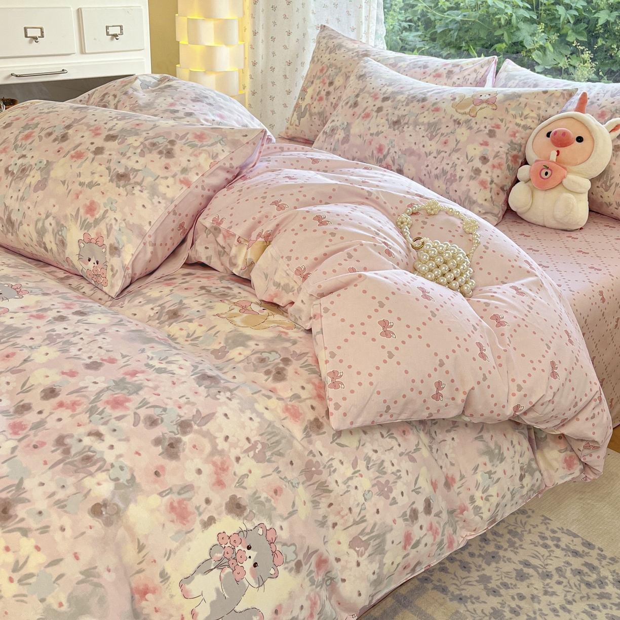 91家纺网 家纺一手货源 找家纺 （总）晨希家居 2026新款全棉13070印花四件套（提供买家秀）