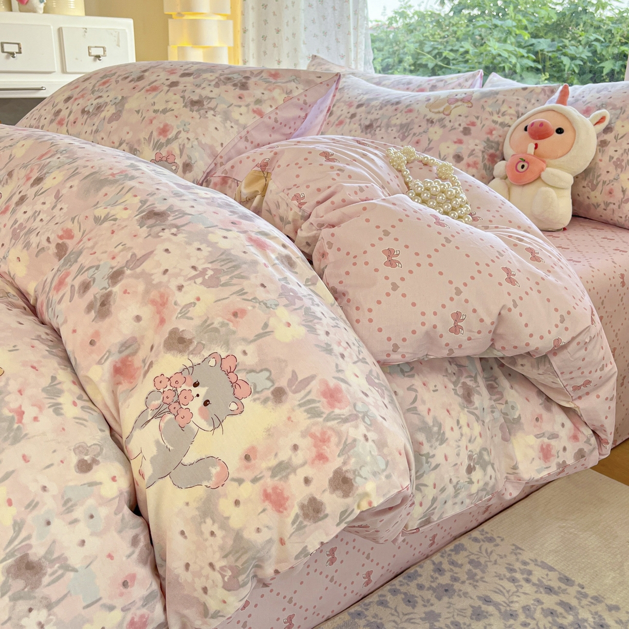 91家纺网 家纺一手货源 找家纺 （总）晨希家居 2026新款全棉13070印花四件套（提供买家秀）