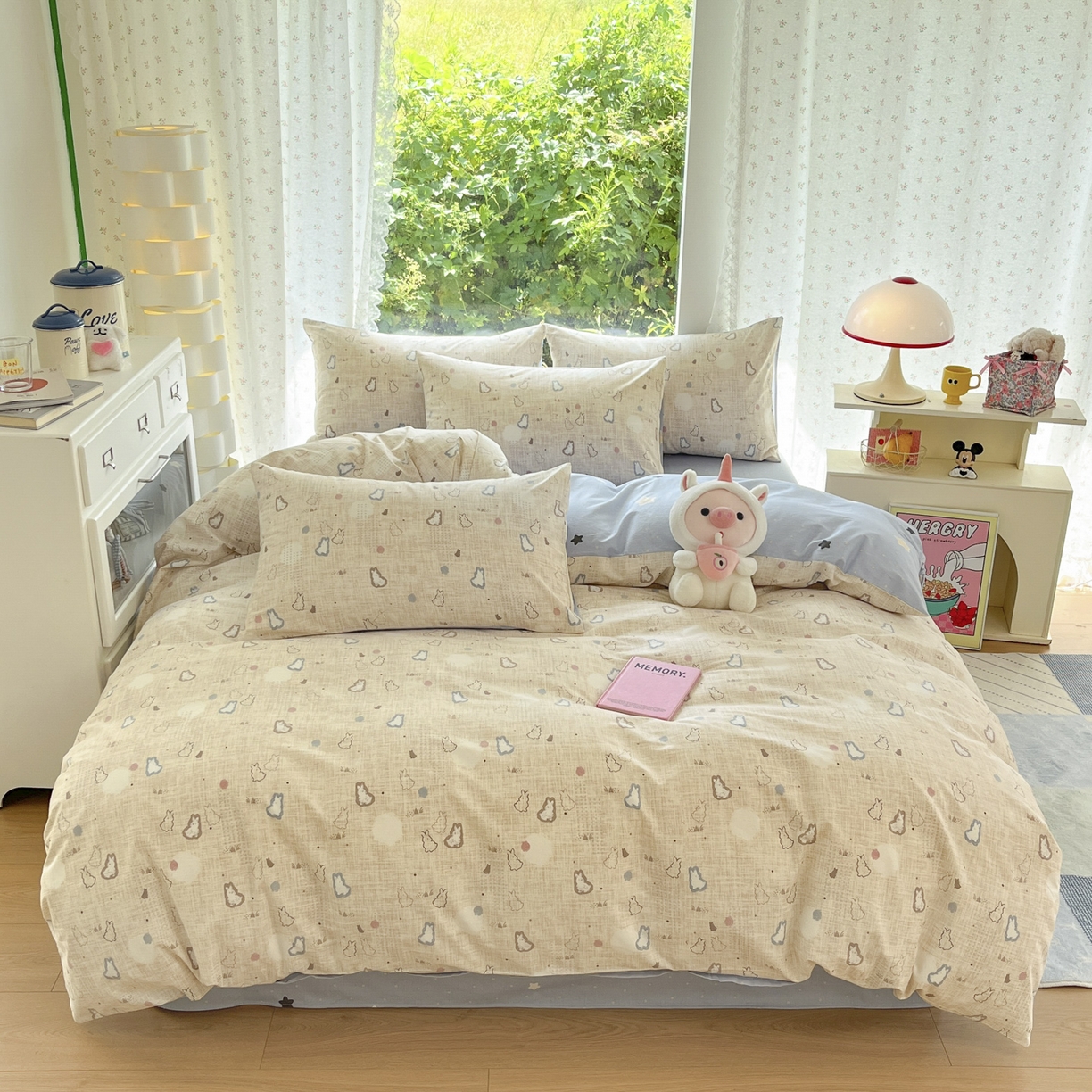 91家纺网 家纺一手货源 找家纺 （总）晨希家居 2026新款全棉13070印花四件套（提供买家秀）