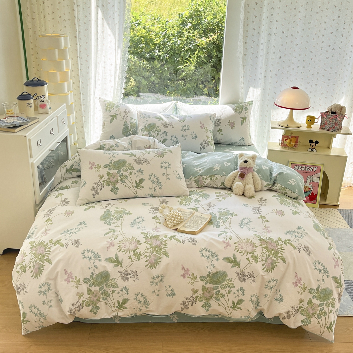 91家纺网 家纺一手货源 找家纺 （总）晨希家居 2026新款全棉13070印花四件套（提供买家秀）