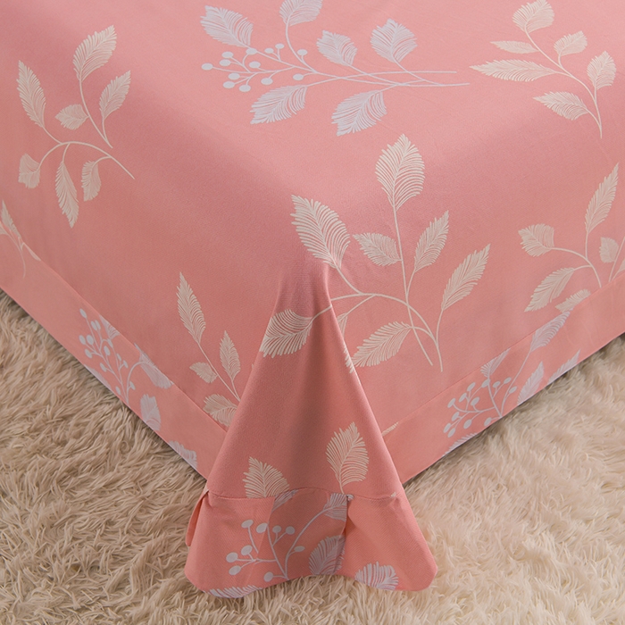 91家纺网 家纺一手货源 找家纺 董成龙 2026新款直播爆款加厚全棉活性磨毛四件套纯棉三件套 潘多拉-粉