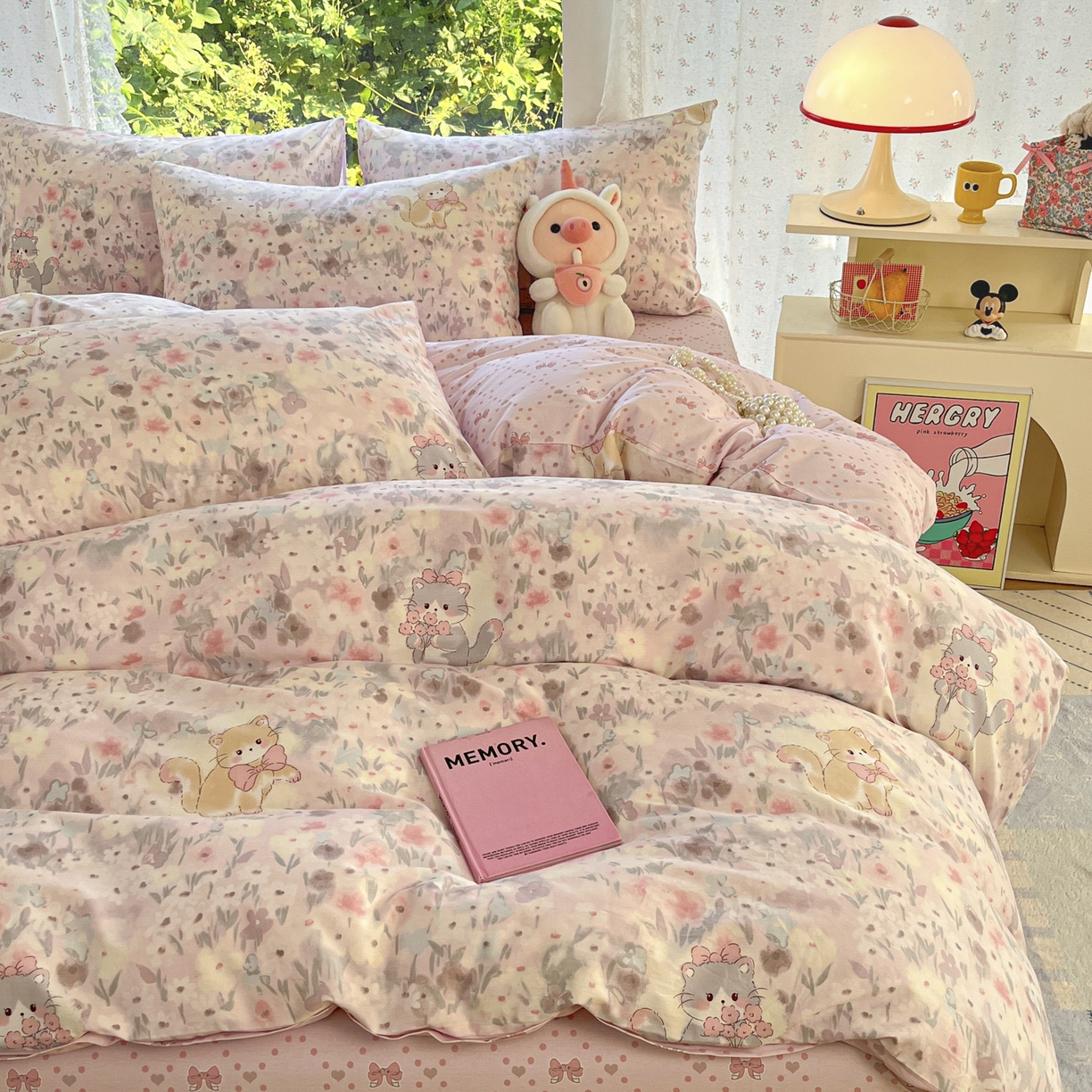 91家纺网 家纺一手货源 找家纺 晨希家居 2026新款全棉13070印花四件套（提供买家秀） 全棉-童话故事