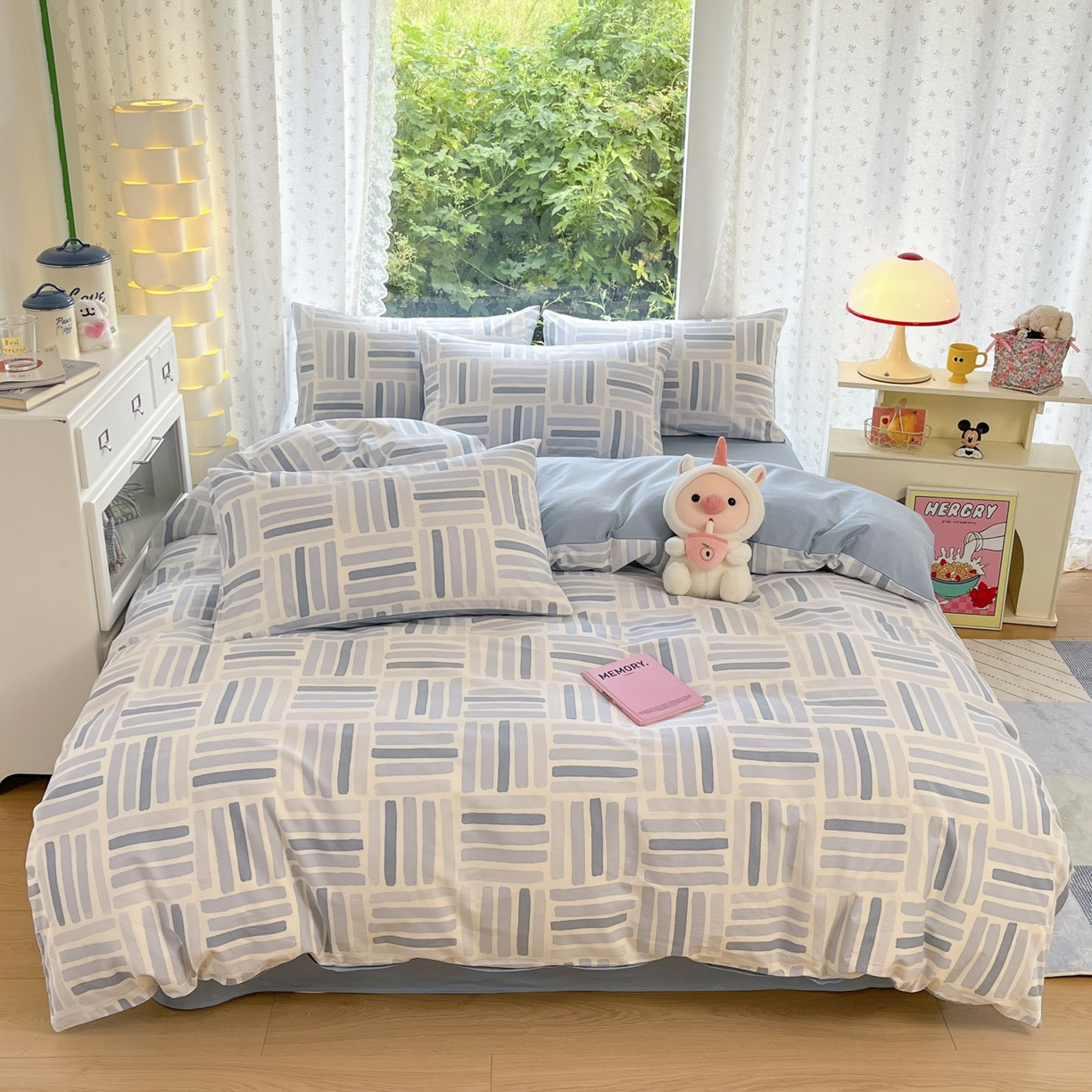 晨希家居 2026新款全棉13070印花四件套（提供买家秀） 全棉-巴克斯