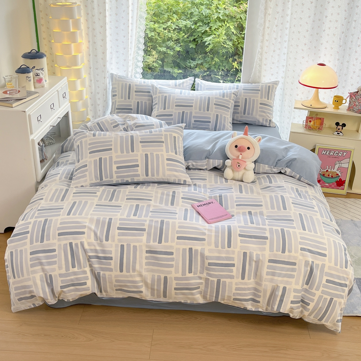 91家纺网 家纺一手货源 找家纺 晨希家居 2026新款全棉13070印花四件套（提供买家秀） 全棉-巴克斯