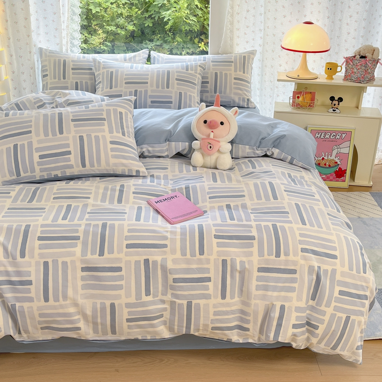 91家纺网 家纺一手货源 找家纺 晨希家居 2026新款全棉13070印花四件套（提供买家秀） 全棉-巴克斯