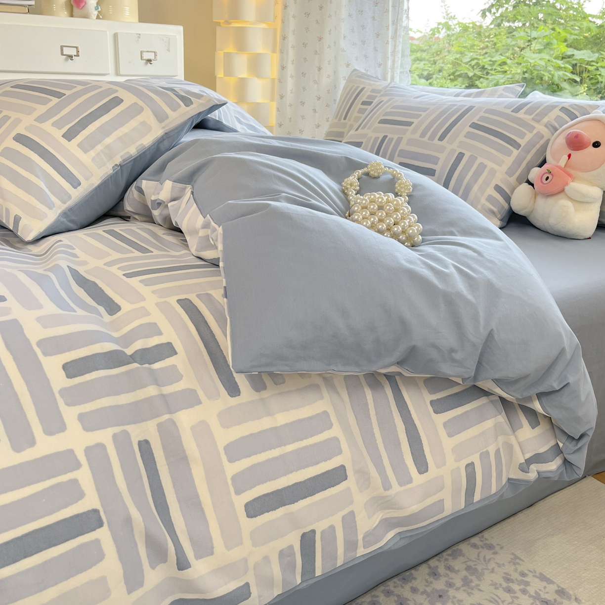 91家纺网 家纺一手货源 找家纺 晨希家居 2026新款全棉13070印花四件套（提供买家秀） 全棉-巴克斯