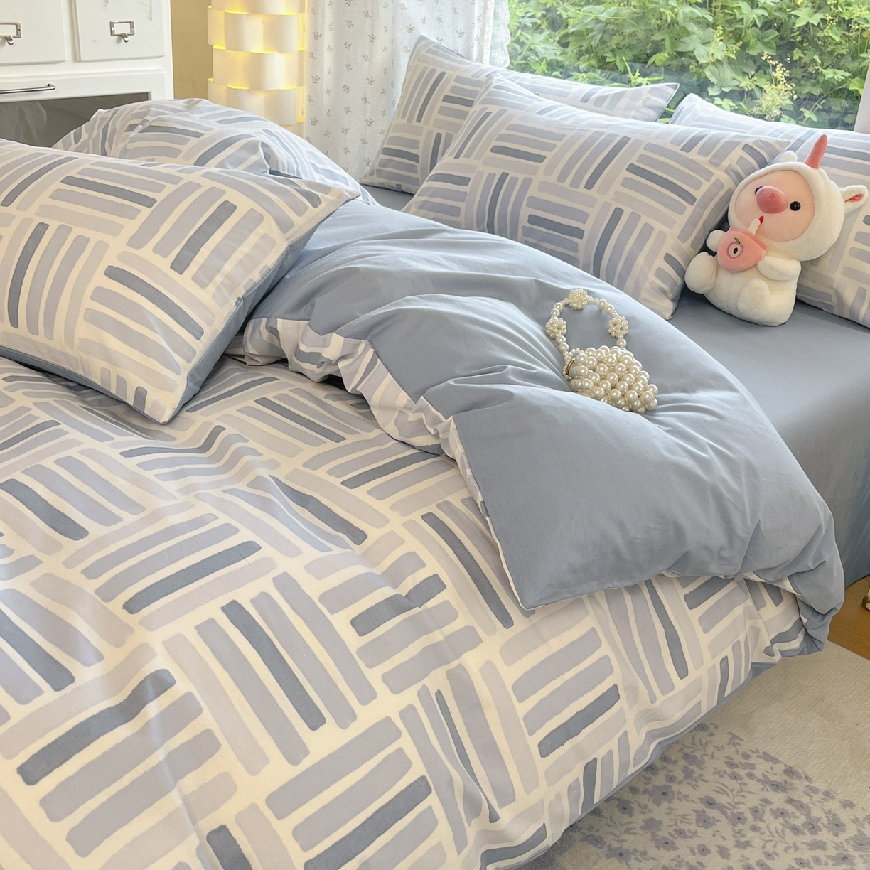 91家纺网 家纺一手货源 找家纺 晨希家居 2026新款全棉13070印花四件套（提供买家秀） 全棉-巴克斯