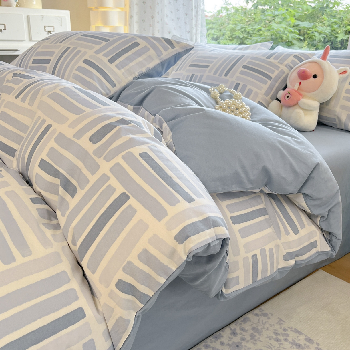 91家纺网 家纺一手货源 找家纺 晨希家居 2026新款全棉13070印花四件套（提供买家秀） 全棉-巴克斯