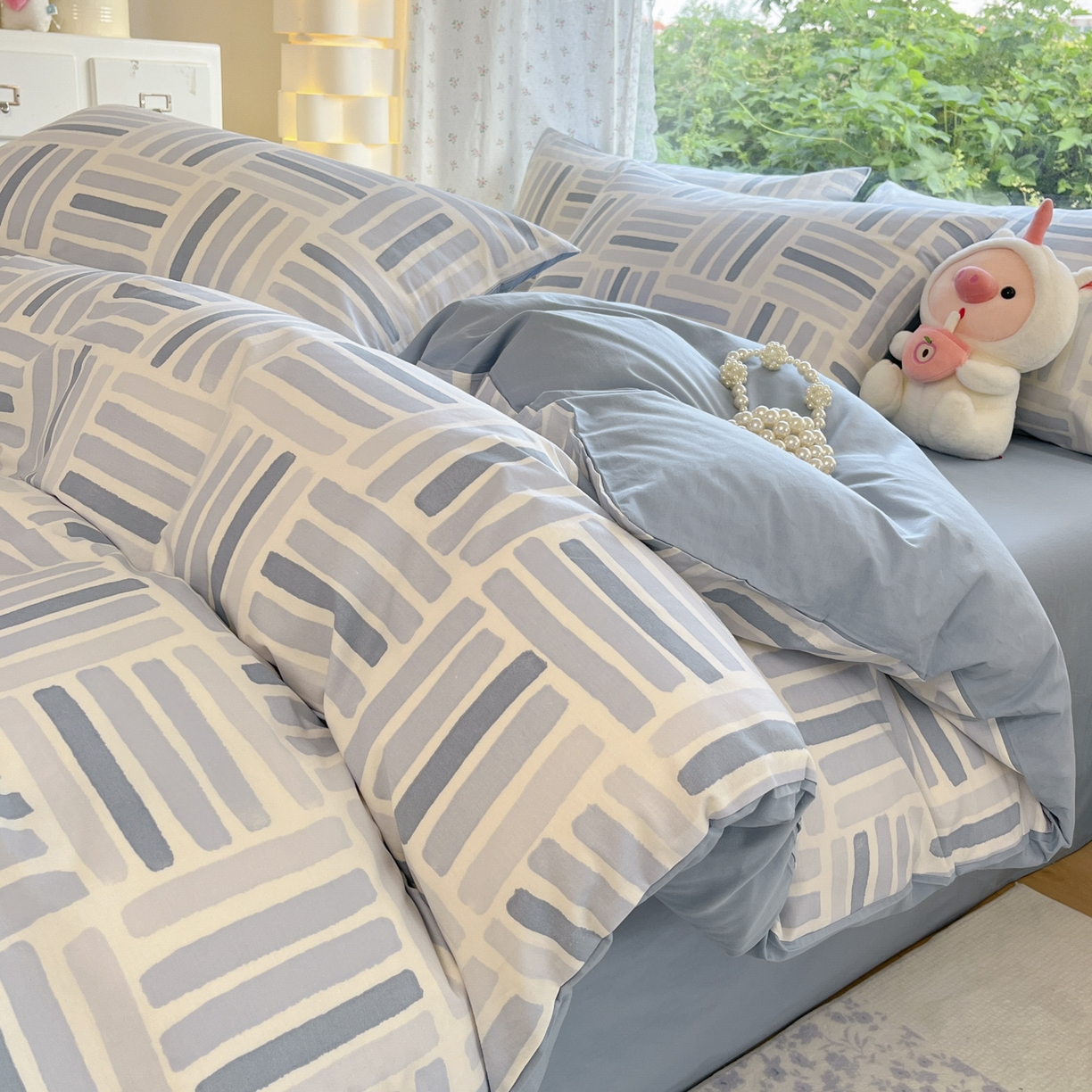 91家纺网 家纺一手货源 找家纺 晨希家居 2026新款全棉13070印花四件套（提供买家秀） 全棉-巴克斯