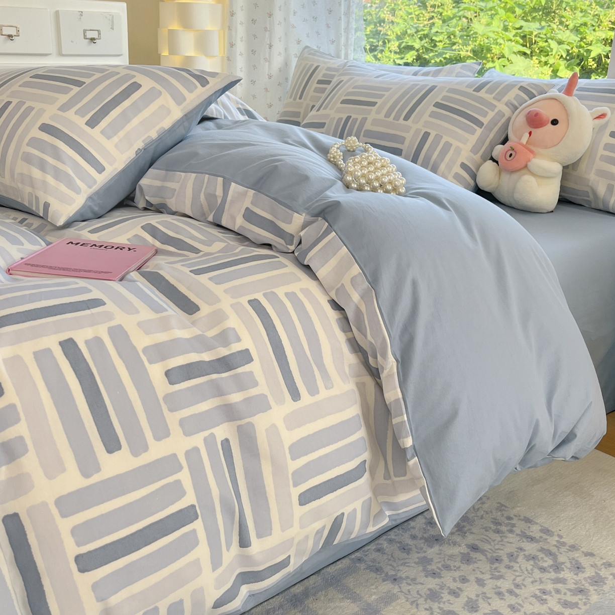 91家纺网 家纺一手货源 找家纺 晨希家居 2026新款全棉13070印花四件套（提供买家秀） 全棉-巴克斯