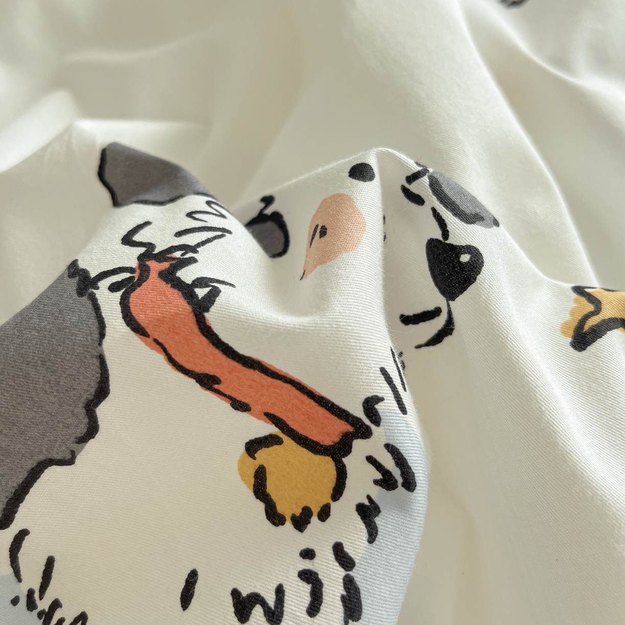 91家纺网 家纺一手货源 找家纺 晨希家居 2026新款全棉13070印花四件套（提供买家秀） 全棉-宠物学院