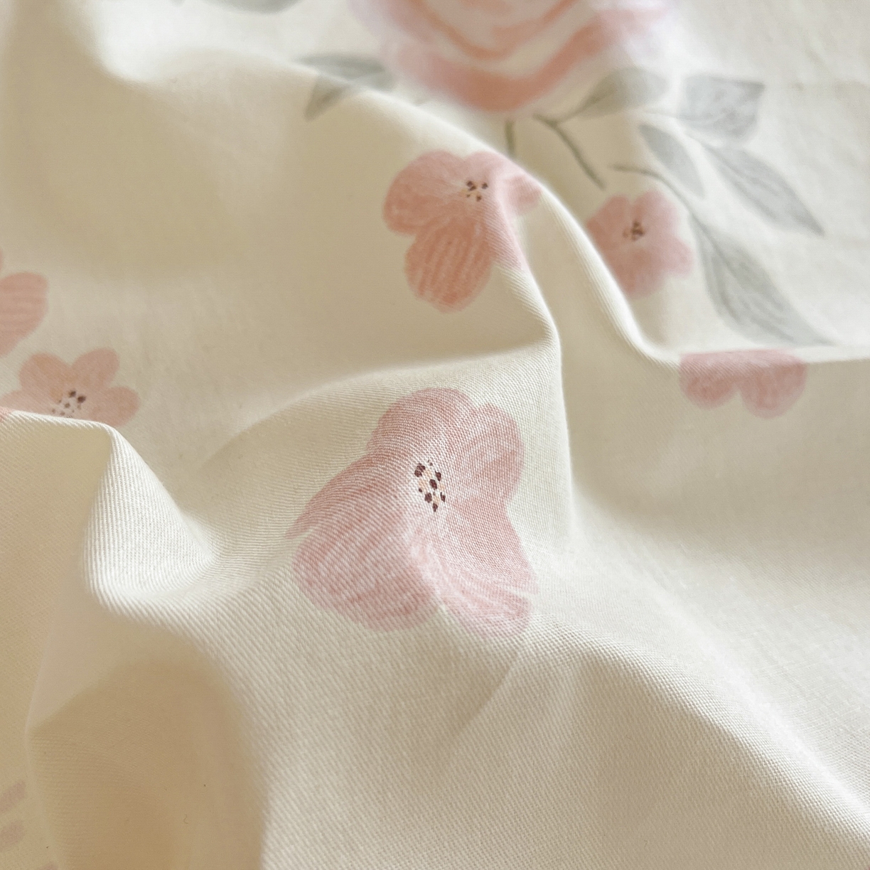 91家纺网 家纺一手货源 找家纺 晨希家居 2026新款全棉13070印花四件套（提供买家秀） 全棉-花韵天姿