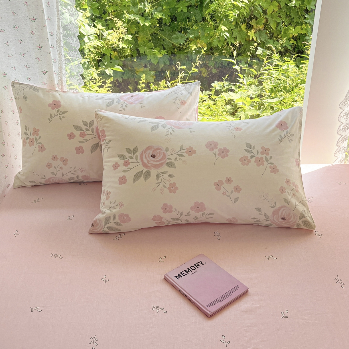 91家纺网 家纺一手货源 找家纺 晨希家居 2026新款全棉13070印花四件套（提供买家秀） 全棉-花韵天姿