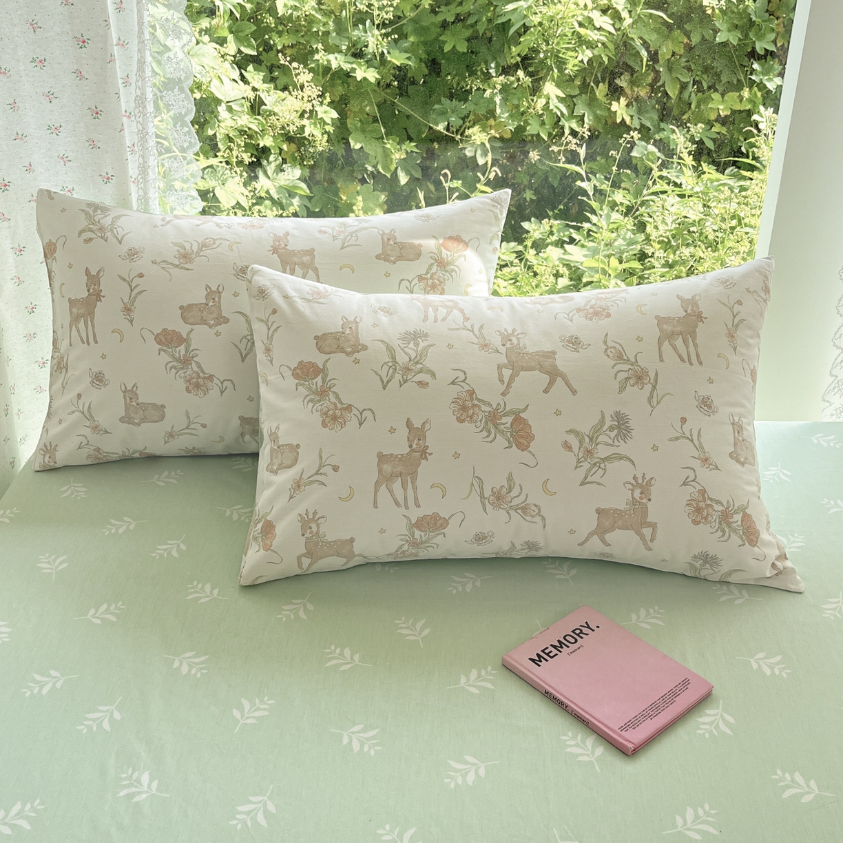 91家纺网 家纺一手货源 找家纺 晨希家居 2026新款全棉13070印花四件套（提供买家秀） 全棉-灵鹿