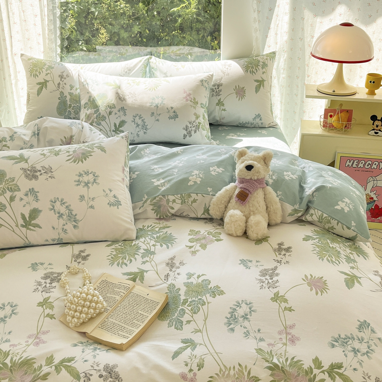 91家纺网 家纺一手货源 找家纺 晨希家居 2026新款全棉13070印花四件套（提供买家秀） 全棉-戚风