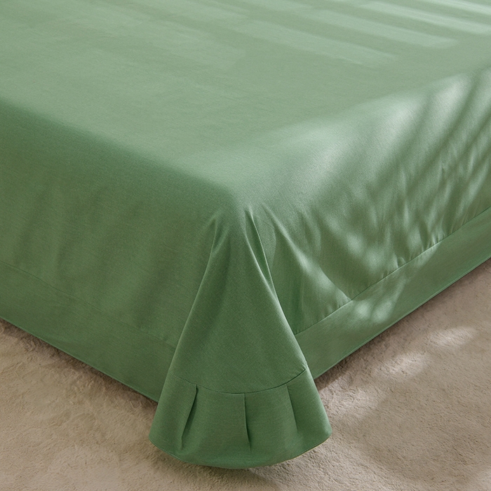 91家纺网 家纺一手货源 找家纺 董成龙 2026新款直播爆款加厚全棉活性磨毛四件套纯棉三件套 瑞迪熊-绿