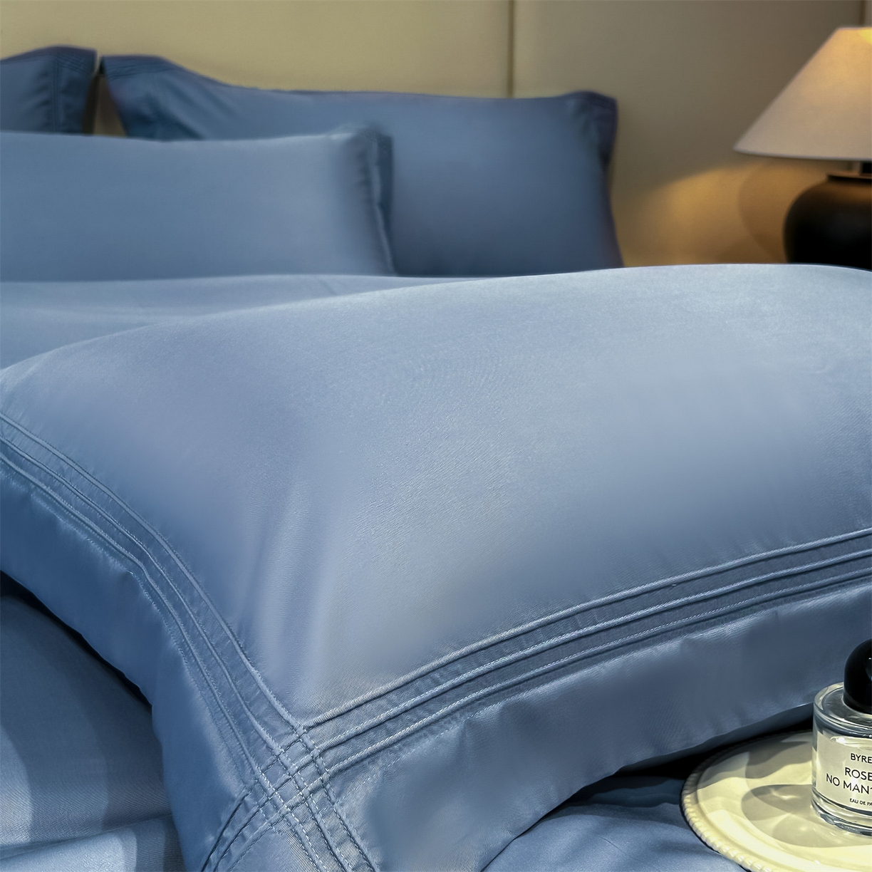 91家纺网 家纺一手货源 找家纺 （总）笙意家纺 2026新款水洗真丝埋线款四件套-恩瑞系列